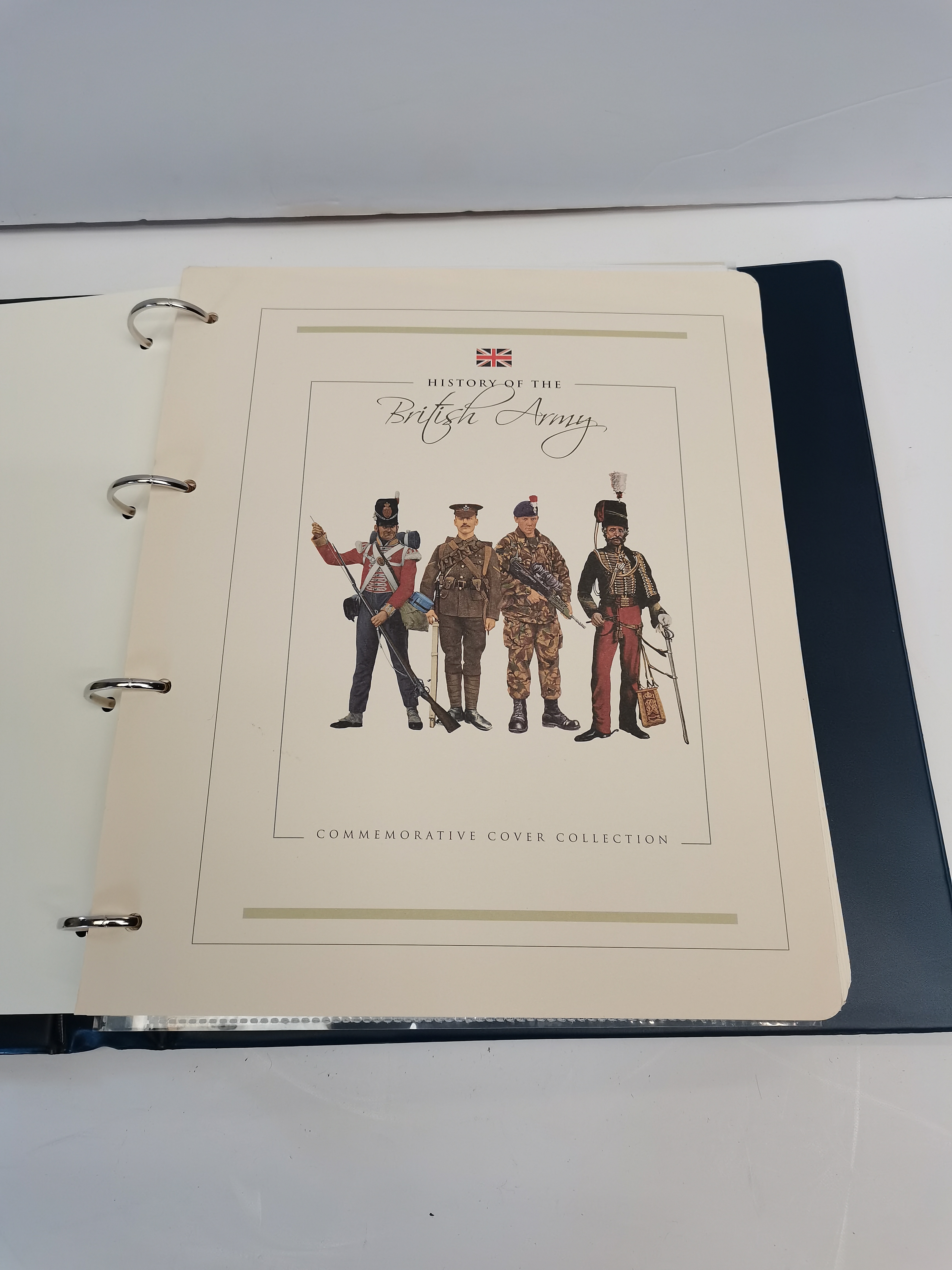 British army first day covers uniforms