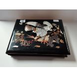 Chines photo album with bird decoration