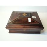 Antique rosewood box