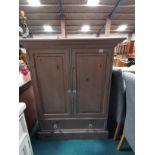 Painted grey cupboard