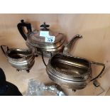 Walker and hall plated tea set