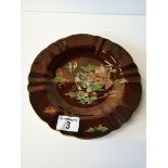 Carlton Ware Plate Rustic Colour Japanese Scene