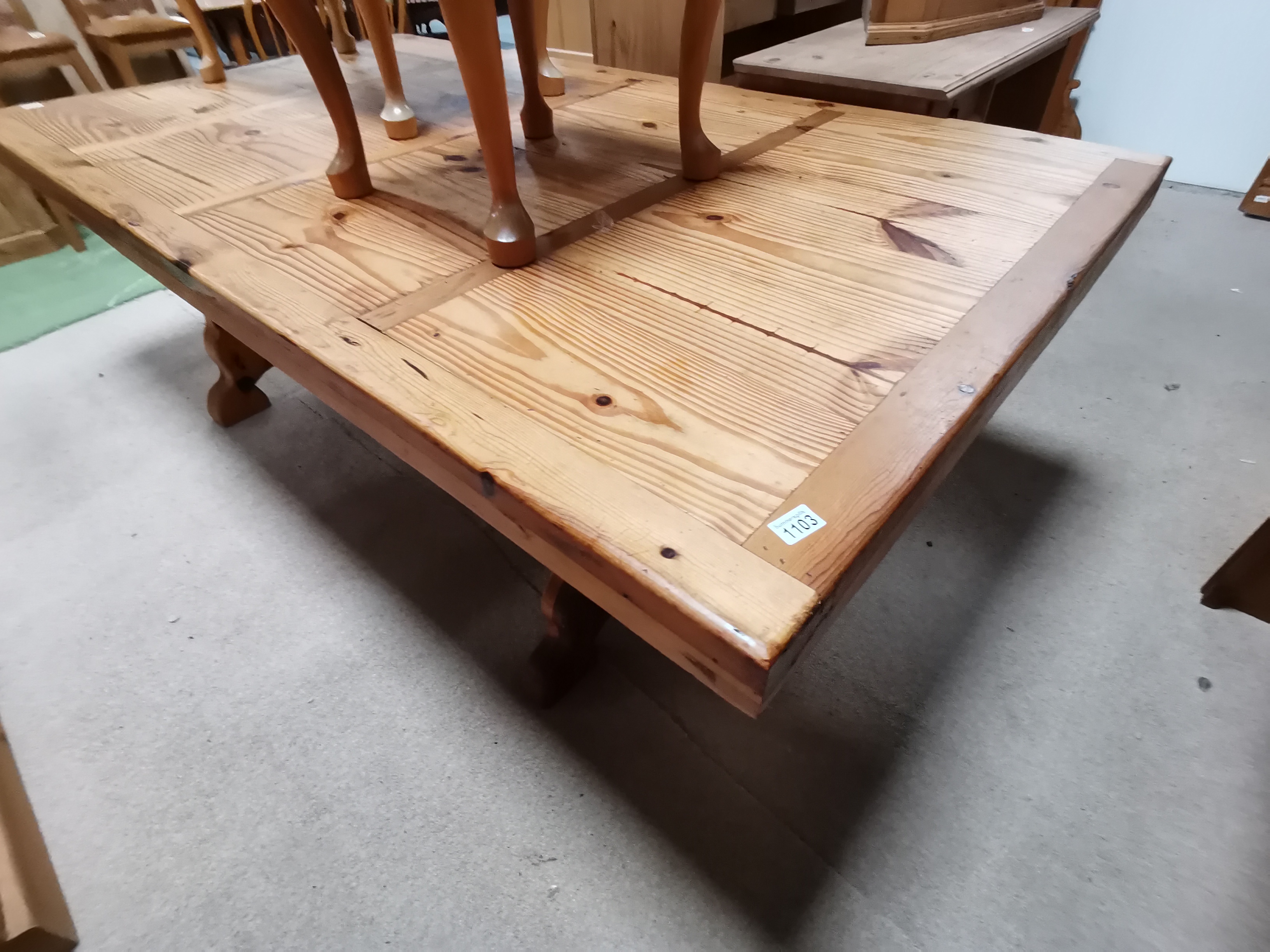 Pine refrectory table