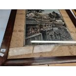 Large chinese silk picture