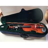 Knight violin and bow with hard case
