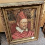 Oil painting of Pope Innocent by Eveline Wild 1886 -1970