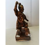 40cm Chinese figure in wood