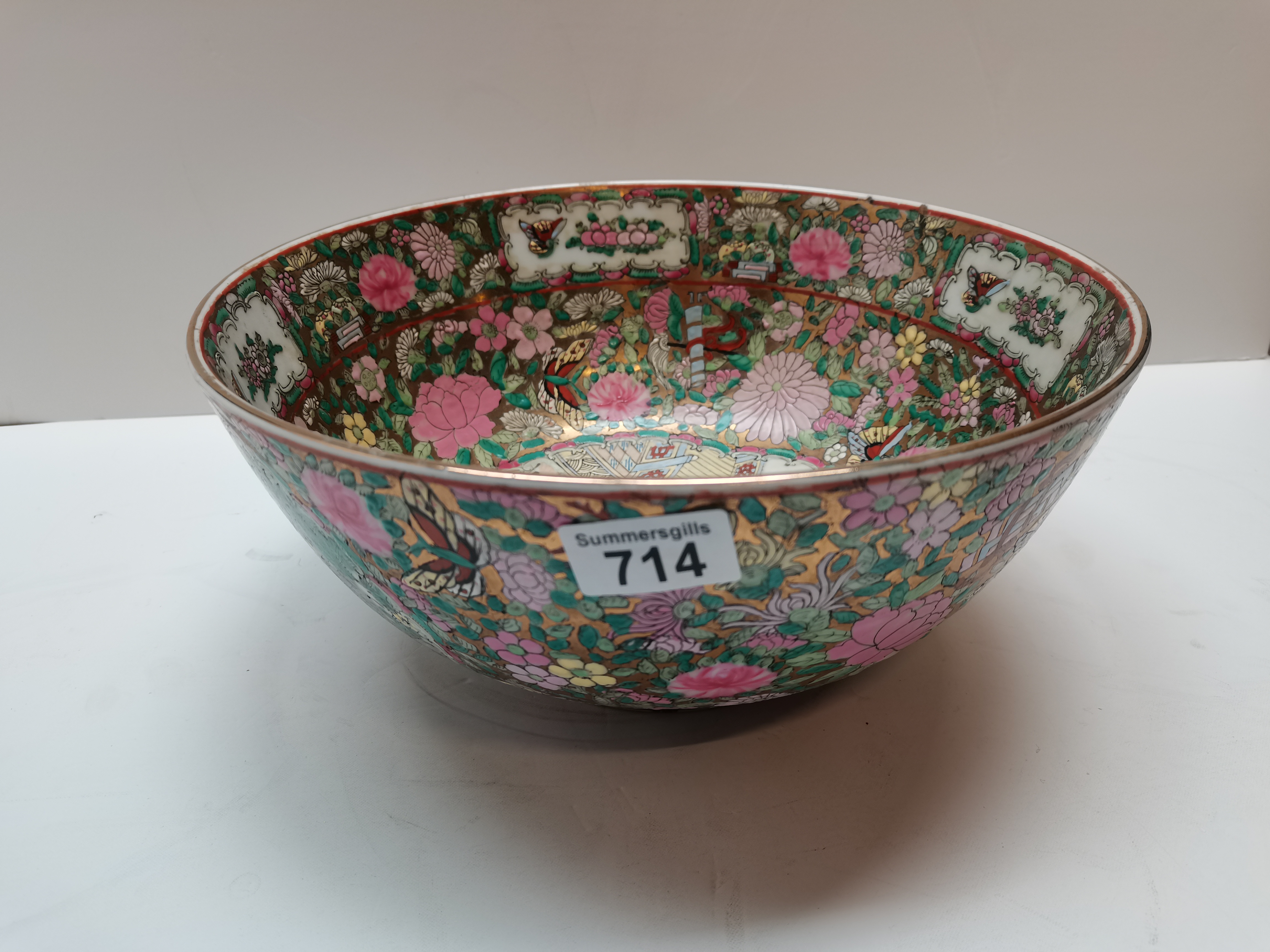 Chinese large bowl and Poole bowl - Image 3 of 4