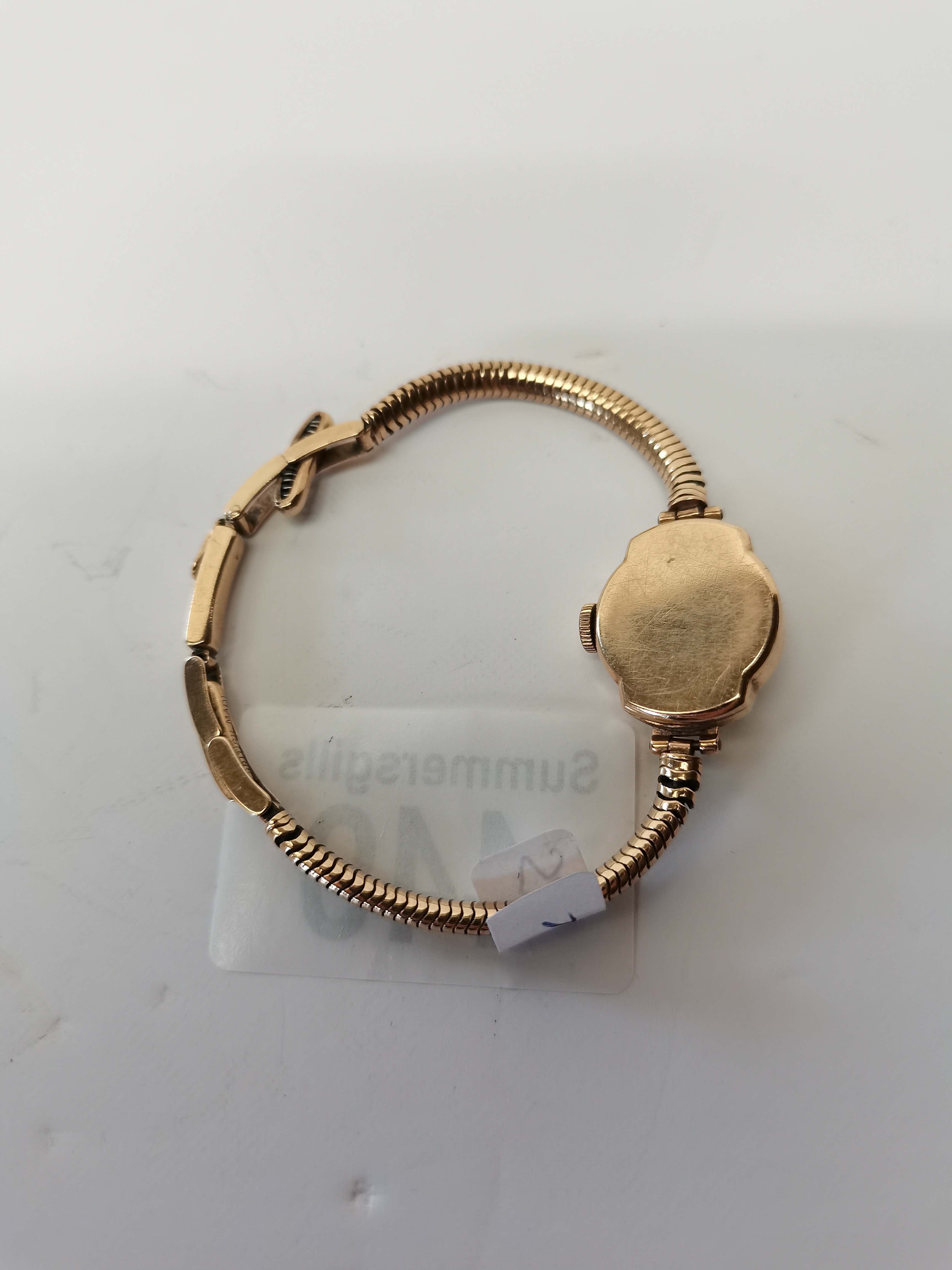 Gold ladies watch - Image 3 of 3