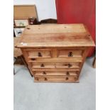 Pine 4 Ht Chest of drawers