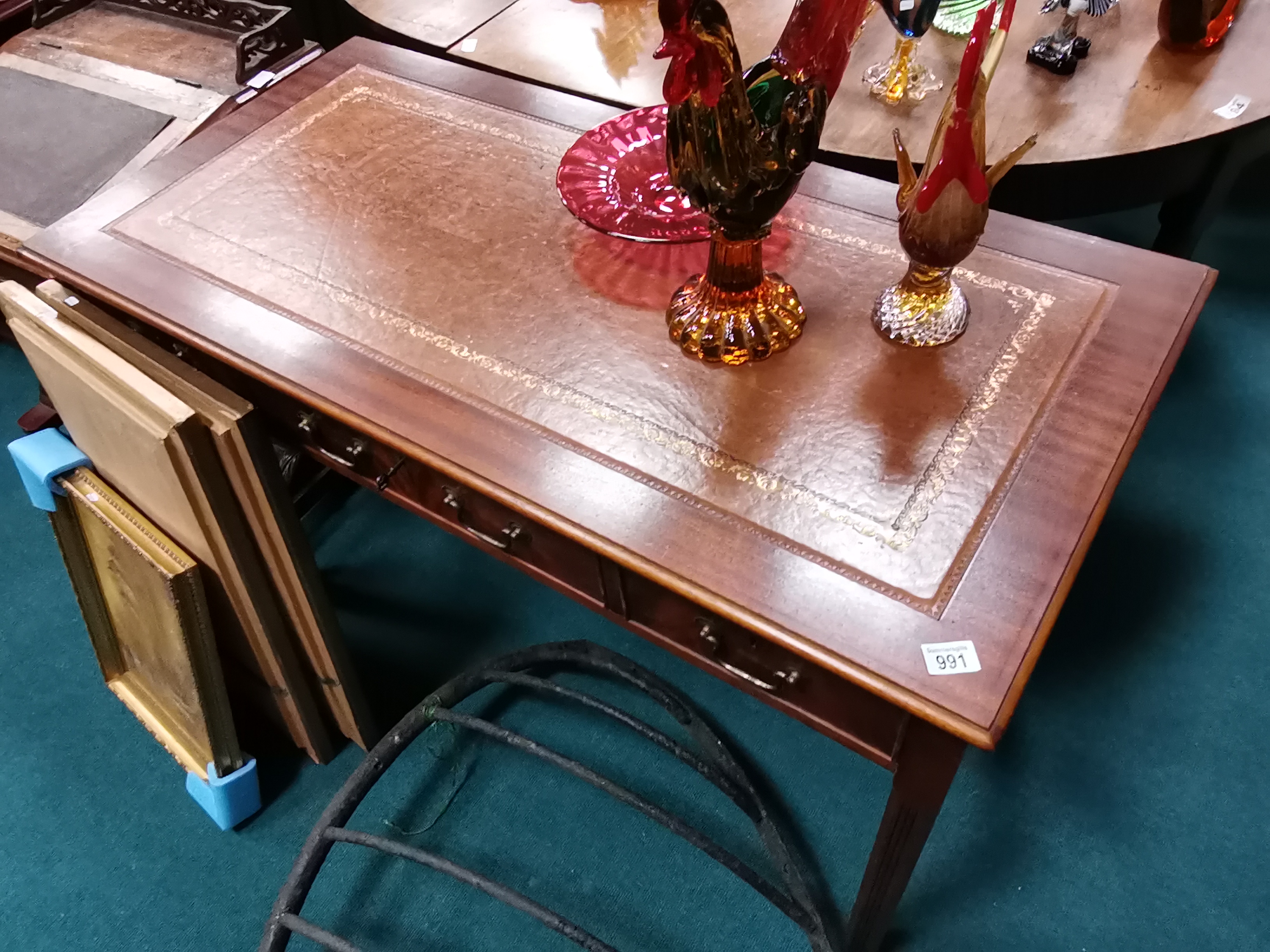 Mahogany side table