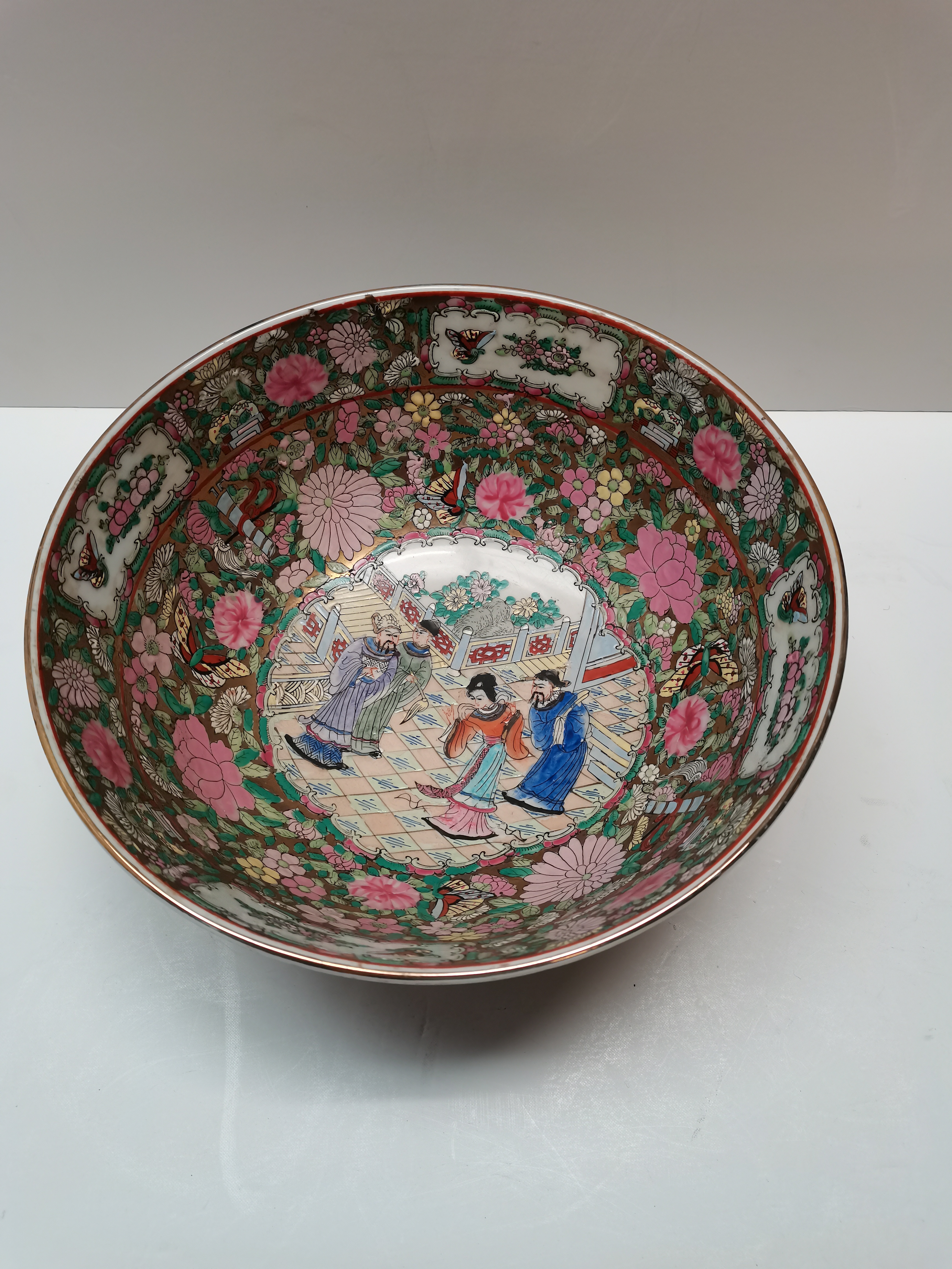 Chinese large bowl and Poole bowl