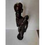 African style figure of a man 70cm