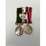War medal 1939-45 and territorial medal 910872 BDR KM HUNTER RA