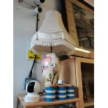 Moorcroft anenome cream large table lamp