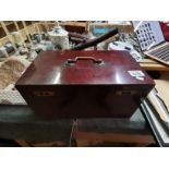 Antique mahogany box
