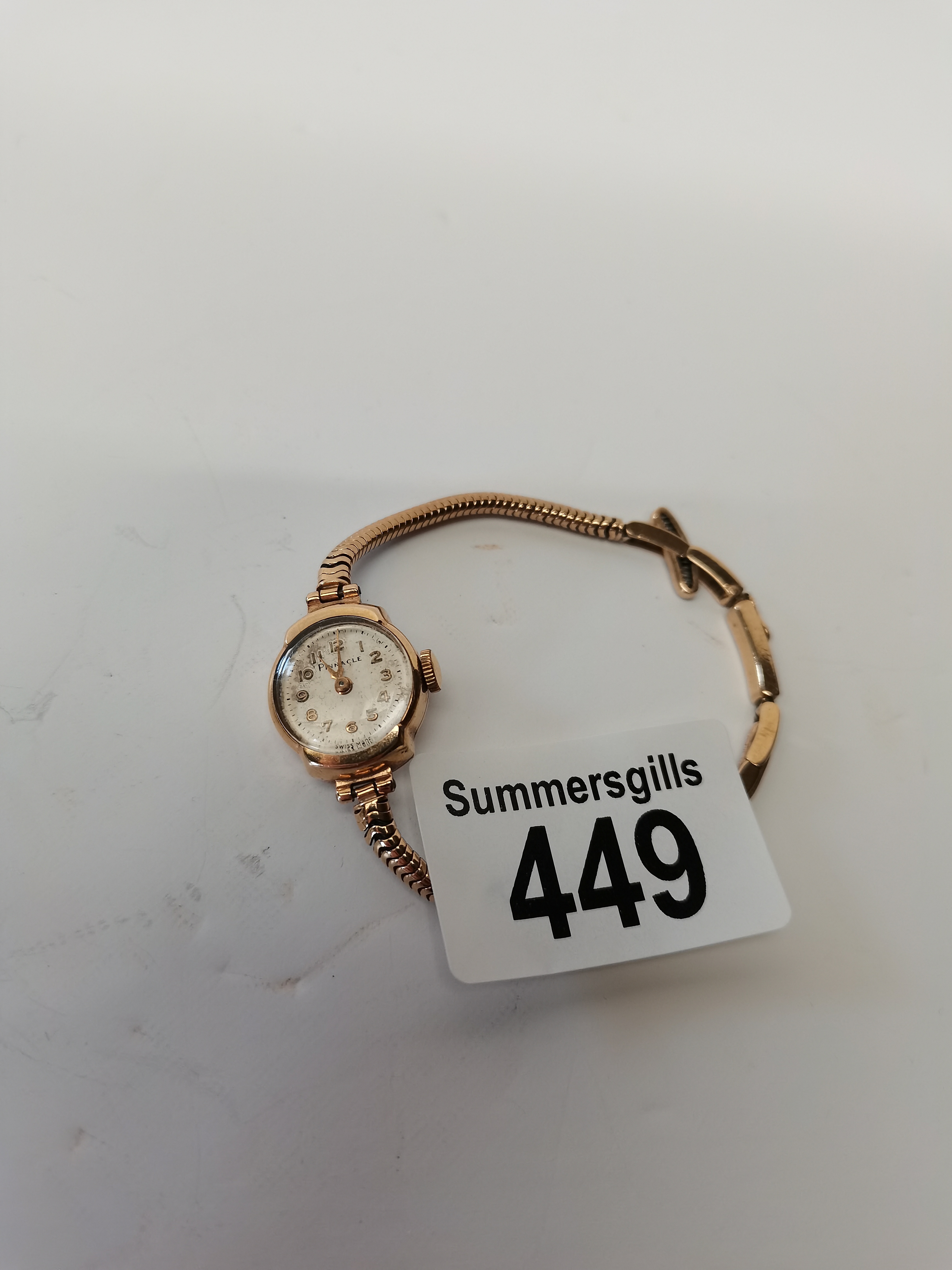 Gold ladies watch