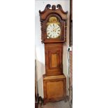 8 day grandfather clock by William Burnett Durham