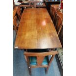 Acornman dining table and 4 chairs plus 2 carvers 2m x 90cm width Mouseman interest