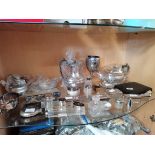 Collection of silver and silver plated items
