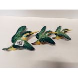 Beswick flying kingfisher x 3 exc condition