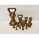 Selection of Brass weights