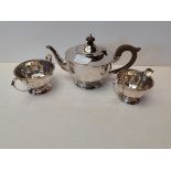 Birmingham silver 3 piece coffee set 624g