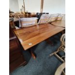 Ercol pine line dining table