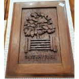 Yorkshire oak gateway park plaque