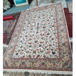 Kashan Iran Cotton & Wool rug by persian Carpet Art Sheffield with certificate 300 x 200