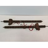 2 Chinese coin-swords