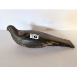 Old Wooden Pigeon Decoy