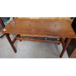 Yew wood inlaid table