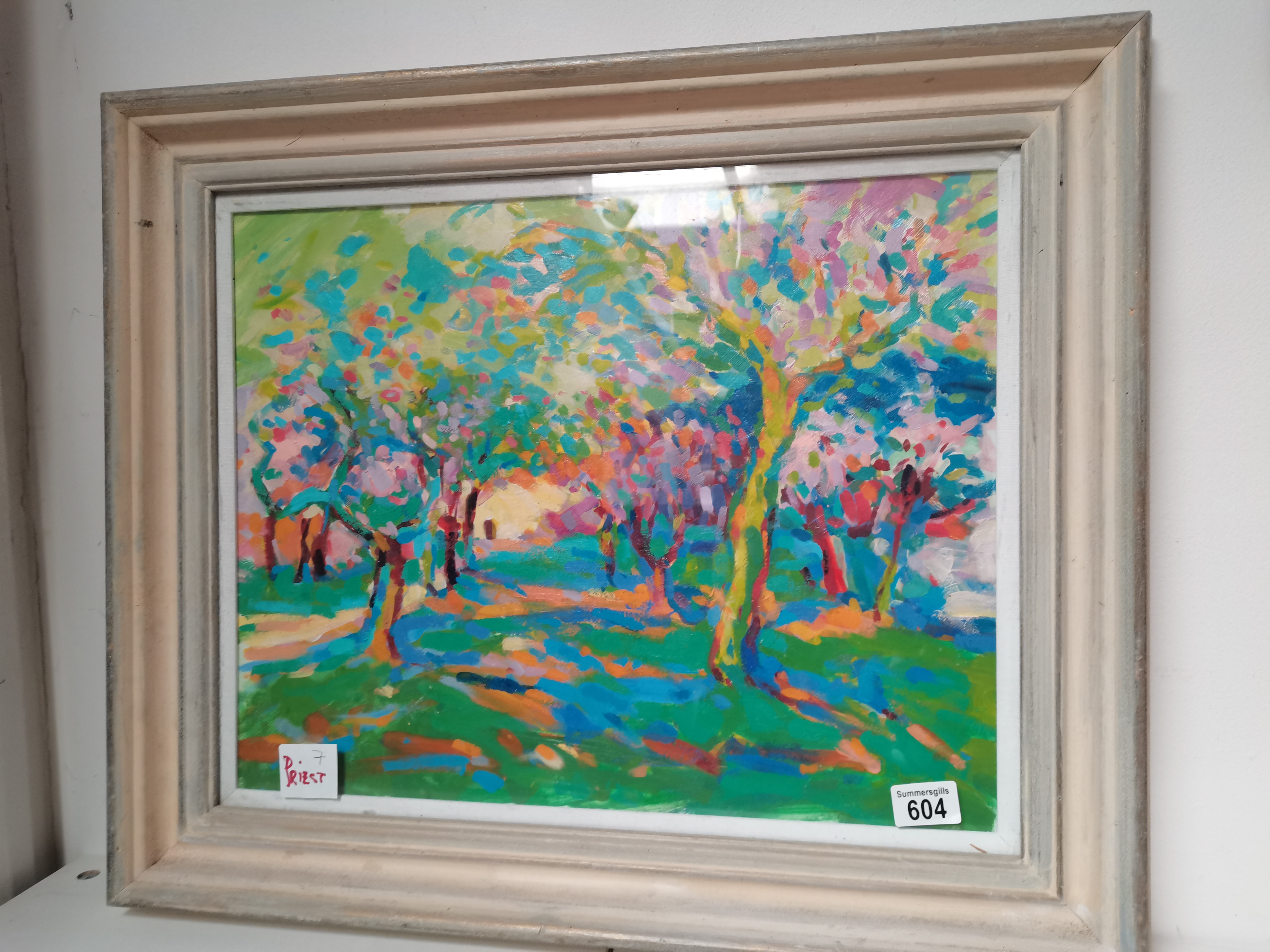 Acrylic painting Orchard John Holt