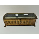 Italian style gilt jewellery box