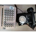 Comptometer and old Vintage Telephone