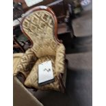 Victorian gentleman's chair