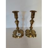 Brass candle sticks