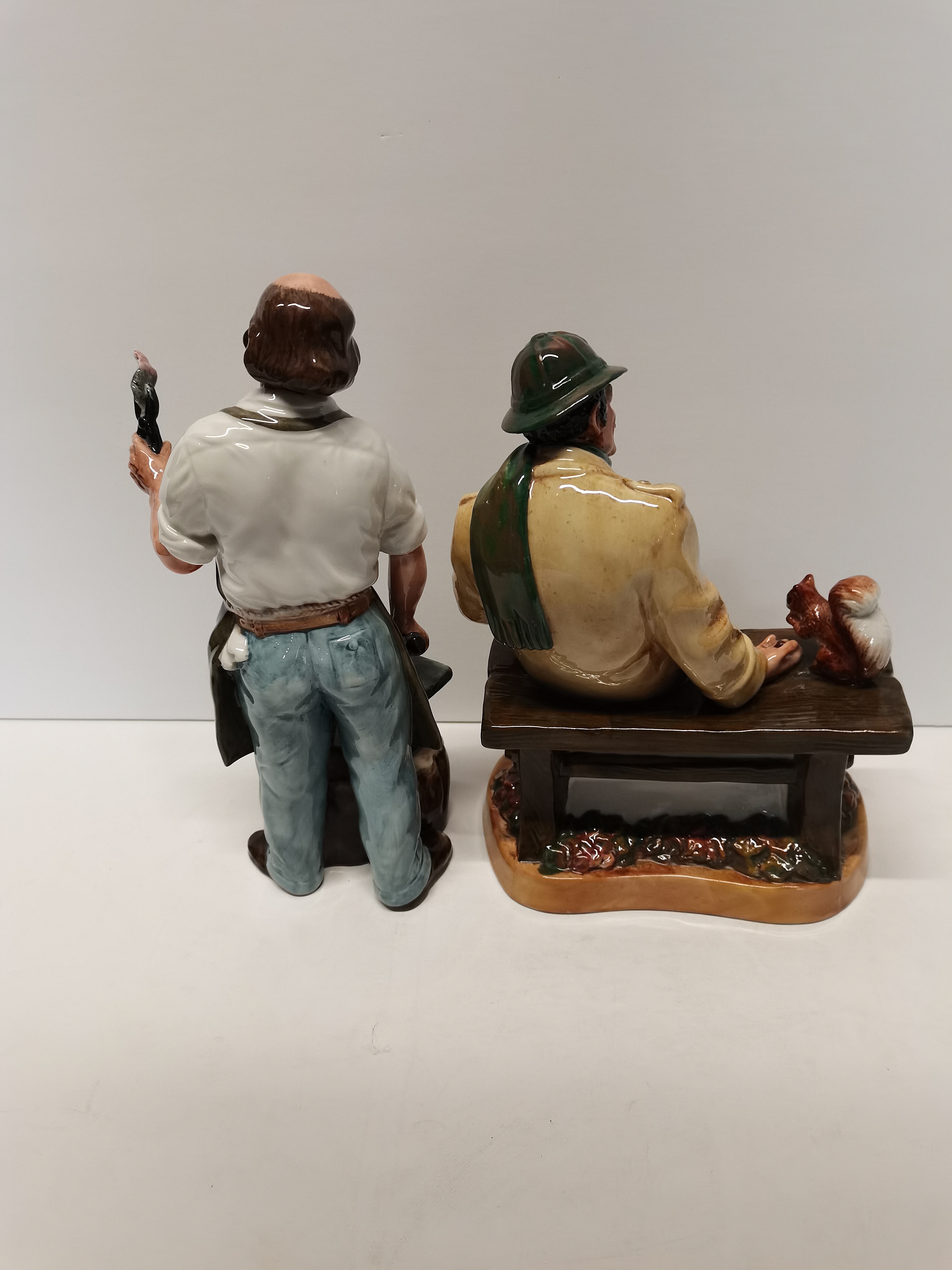 2 Royal Doulton Figures HN2782 "The Blacksmith" and HN2485 "Lunchtime" - Image 2 of 3