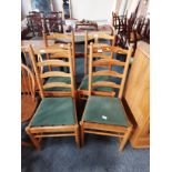 Set of 4 x Ercol dining chairs