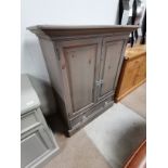 Painted pine cupboard