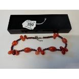 Amber style necklace