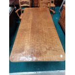 Yorkshire Oak Acornman refrectory table