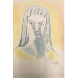 RICHARD LINDER, 1900 - 1978, COLOURED LITHOGRAPH Untitled, signed and inscribed 'HC', along with two