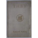 RUDYARD KIPLING, AN EARLY 20TH CENTURY ILLUSTRATED FIRST EDITION HARDBACK BOOK Titled 'They', with