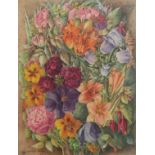 CIRCLE CEDRIC MORRIS (1889 - 1982), WATERCOLOUR STILL LIFE OF FLOWERS Bearing signature, dated '