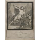 AN 18TH CENTURY ITALIAN BLACK AND WHITE ENGRAVING Titled 'Palmo Neopitano, Palmo Romano after Gio.