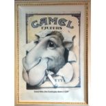A LARGE ORIGINAL CAMEL FILTERS ADVERTISING POTTER Printed by Imp Chabrillac, Toulouse, Circa 1974,