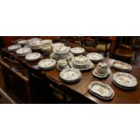 STAFFORDSHIRE, COPELAND LATE SPODE, A GOOD AND EXTENSIVE VICTORIAN DINNER SERVICE Transfer printed