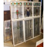 SIR ELTON JOHN, A COLLECTION OF EARLY 20TH CENTURY STAINED AND LEADED GLASS WINDOWS Comprising a